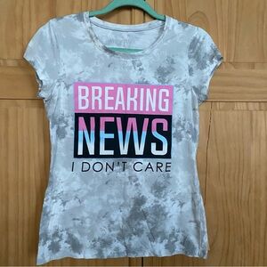 Wound Up Breaking News: I Don’t Care Graphic Tee